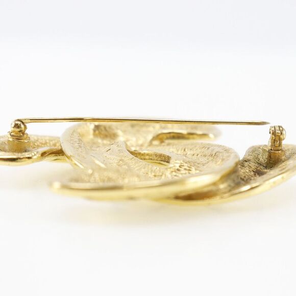 Chanel Coco Mark Brooch Gold Plated - Picture 4 of 6